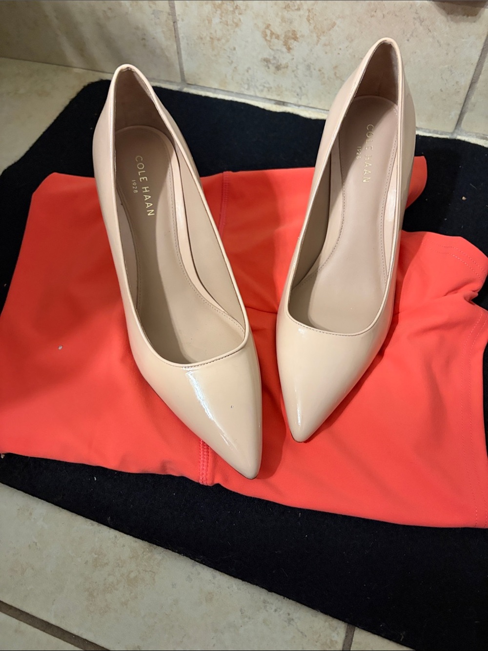Cole Haan Blush Patent Pointed-Toe Pumps
